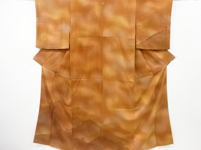 JAPANESE KIMONO / HOMONGI / DISTANT MOUNTAINS